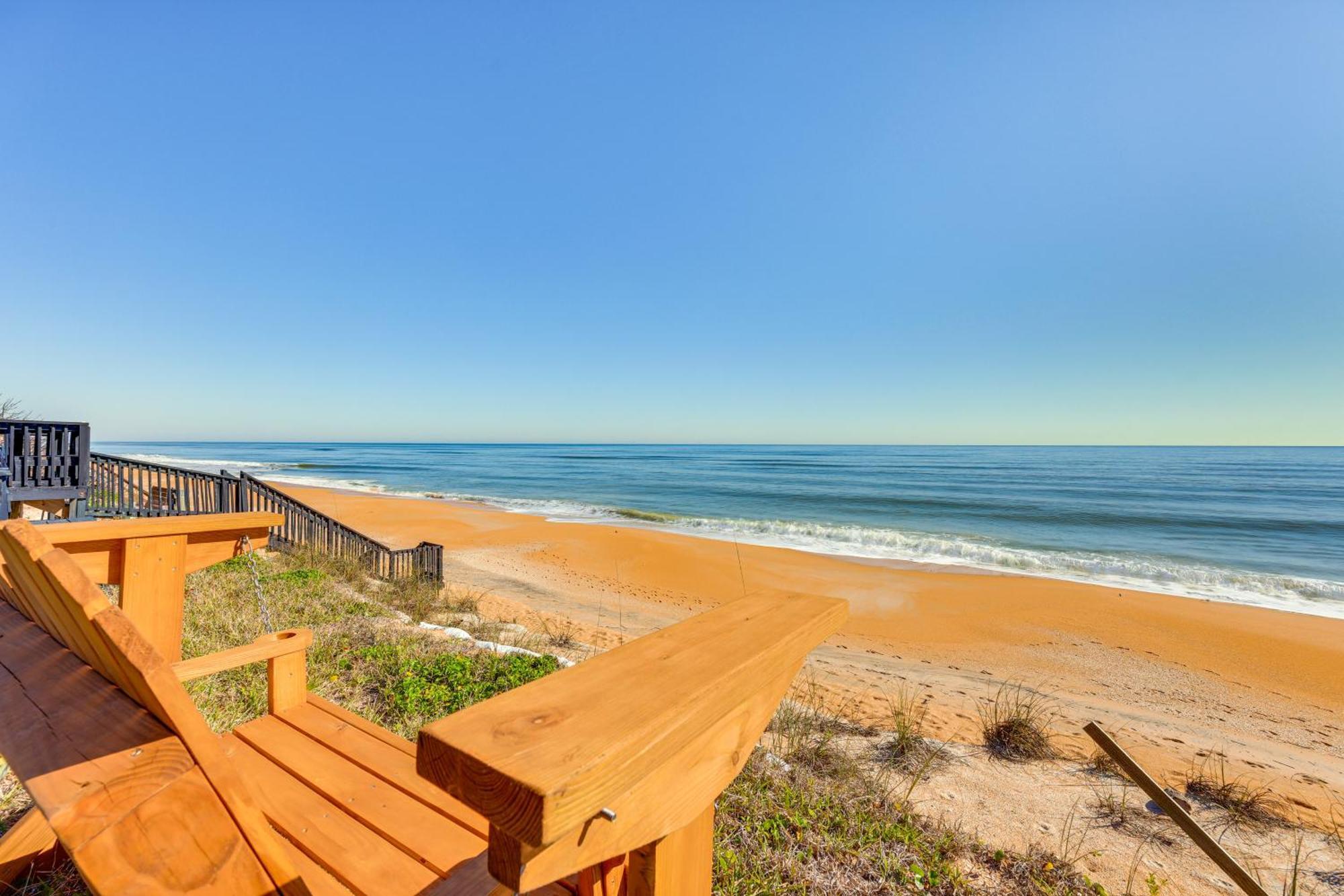 Oceanfront Oasis In Flagler Beach With Deck And Views! Exterior foto